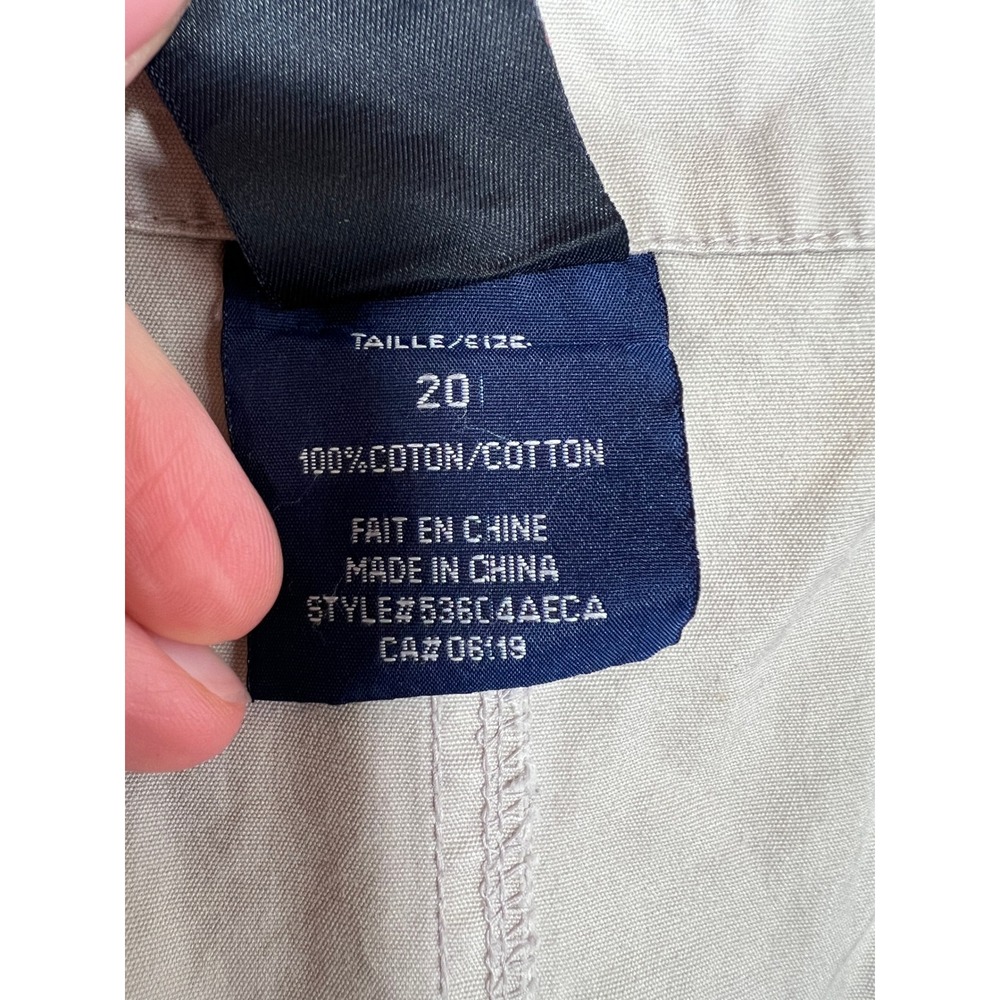 Y2K AE Sport &‎ Co Tan Khaki Cargo Shorts Utility Gorpcore 100% Cotton 20W/39W - Picture 5 of 7